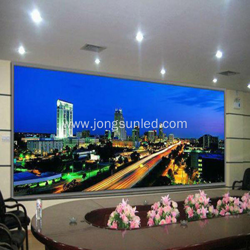 L-shape LED Display Cabinet Indoor Screen